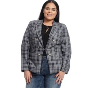Eloquii Draper James Collection - plaid blazer